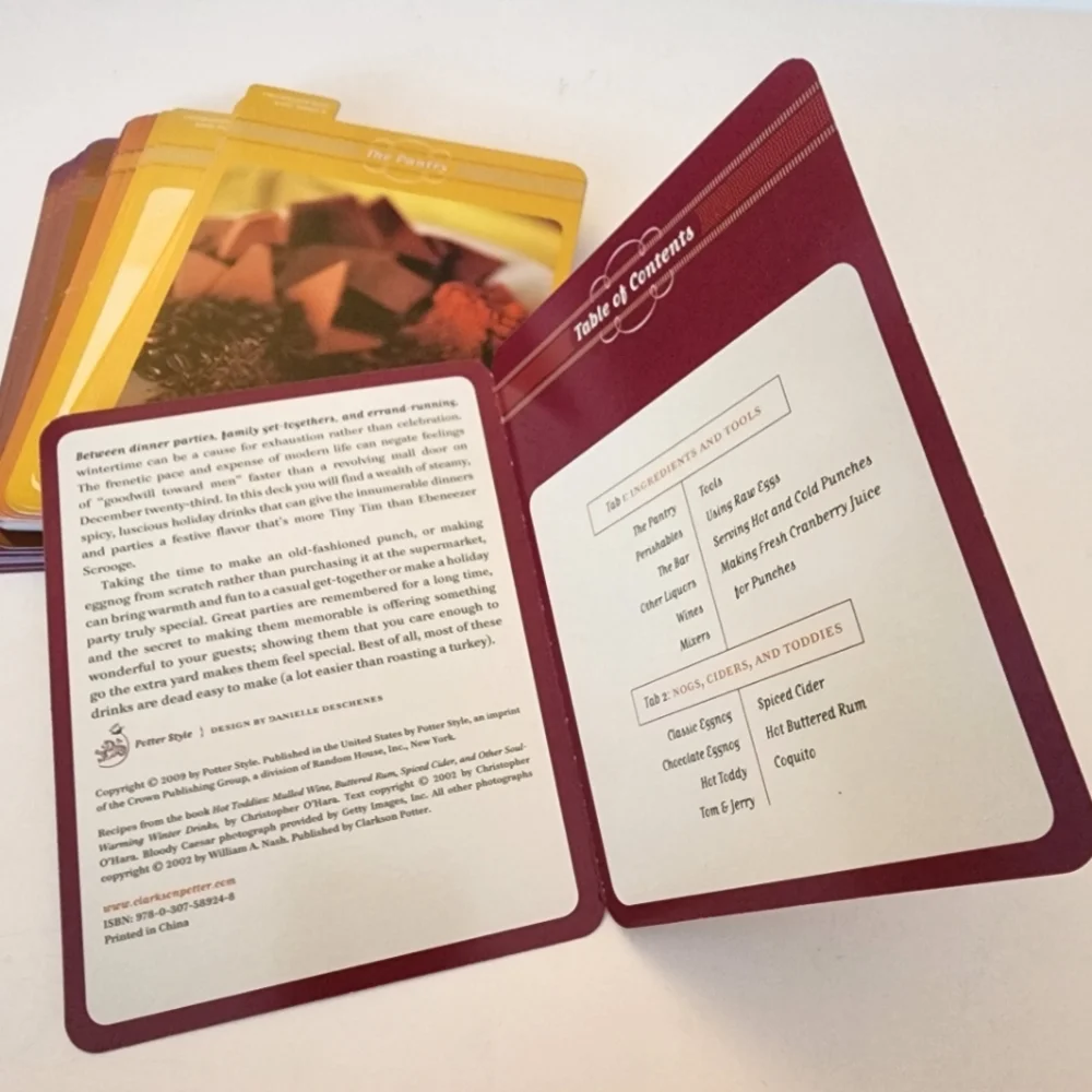Hot Toddies Recipe Card Deck
